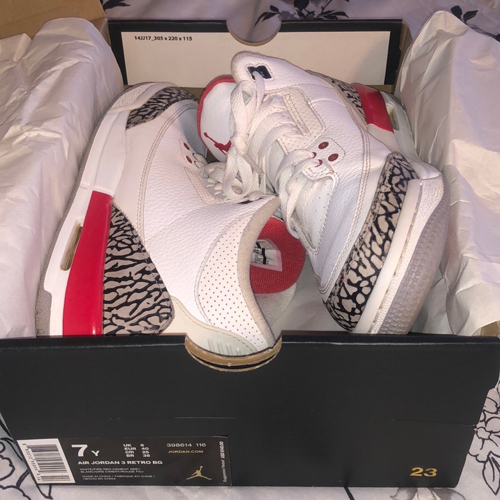 Jordan Retro 3 (Katrina’s) in excellent used condition